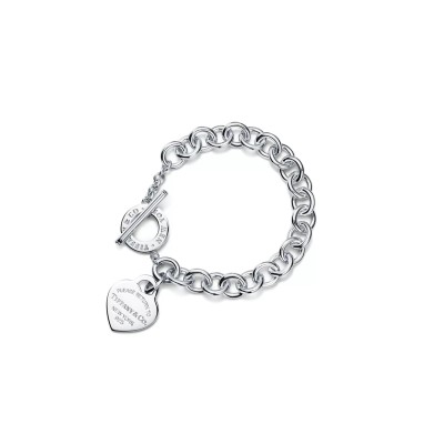 TIFFANY HEART TAG TOGGLE BRACELET IN SILVER 31406463